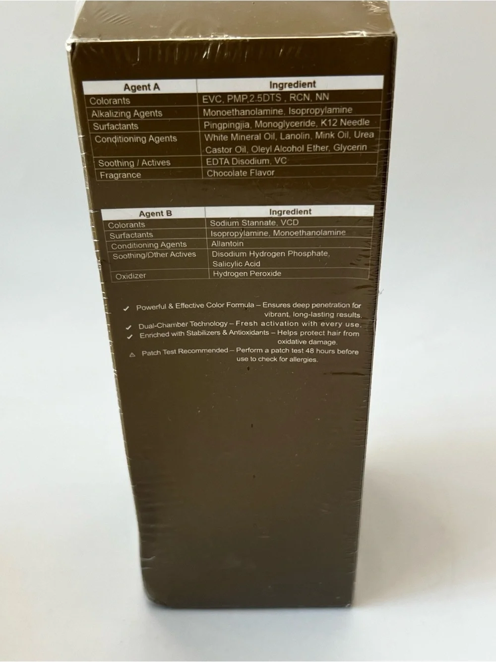 HELA Hair Instant Hair Dye Shampoo Color Light Brown 200ml - NEW